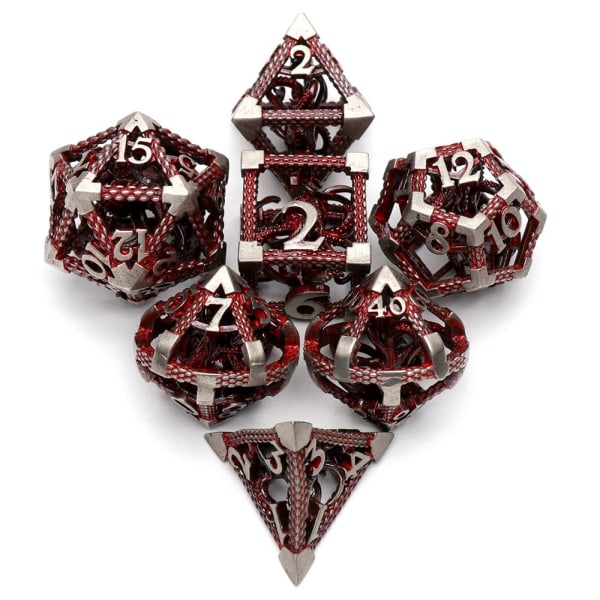 7st DND Metal Dice Set Game Dice 02 02 02