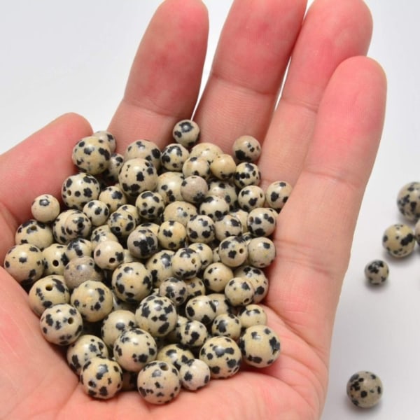 Dalmation Spot Jasper Beads Natural Crystal Beads Stone Gemstone