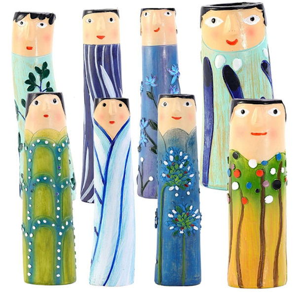 Bohemian Family Face Vase 01 01 01