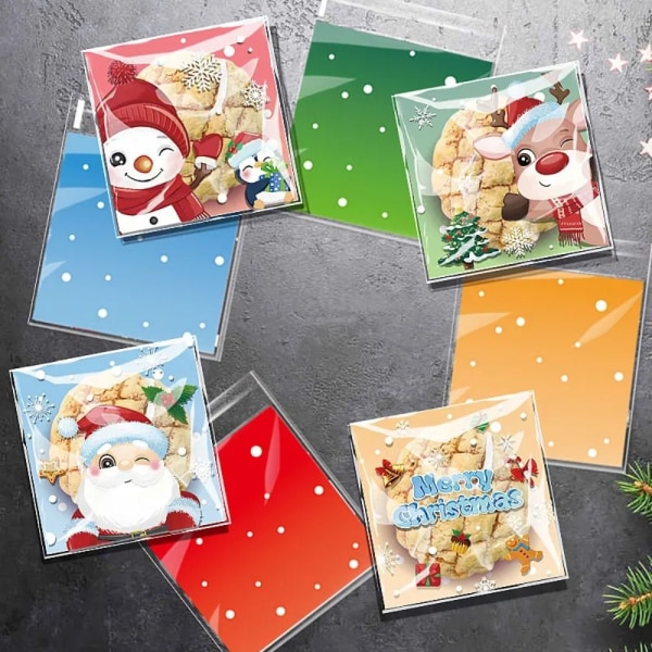 100 stk. Slikgaveposer Snack Emballageposer Cookies Bage 100PCS