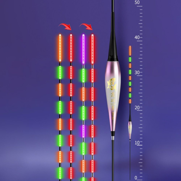 2kpl elektroninen kalastuskelluke Light Float XD02 XD02 XD02