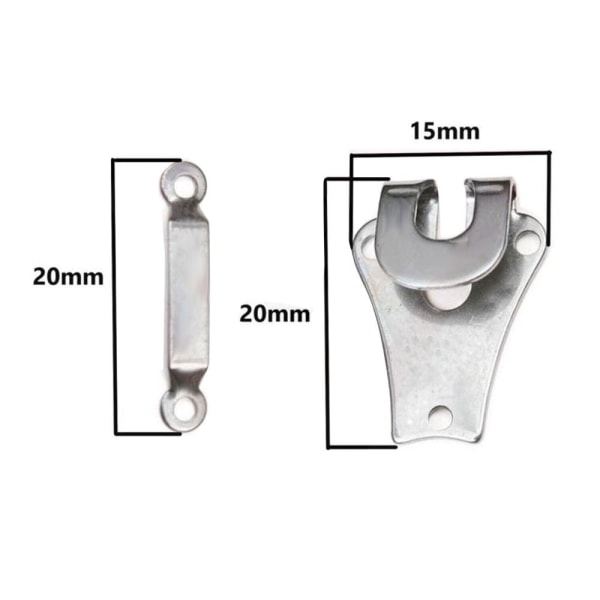 Metallkrokar & -stänger för sömnad, kläder, byxor, reparation