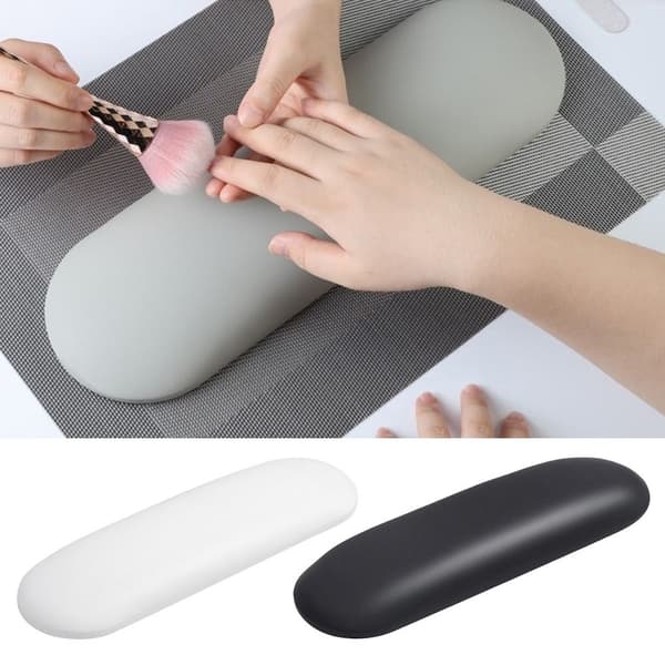 Nagelkuddsstöd Microfiber Läder VIT White