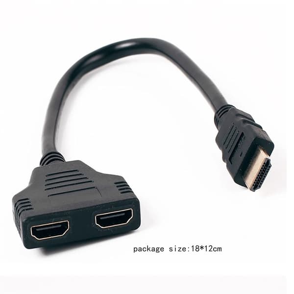 HDMI Splitter Adapter Video Kabel Adapter Wire