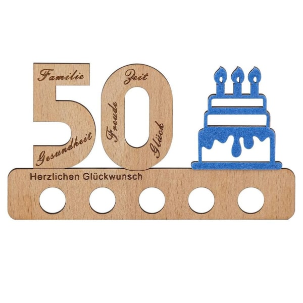 20 års fødselsdagsgaver Pengegave 50TH 50TH 50th