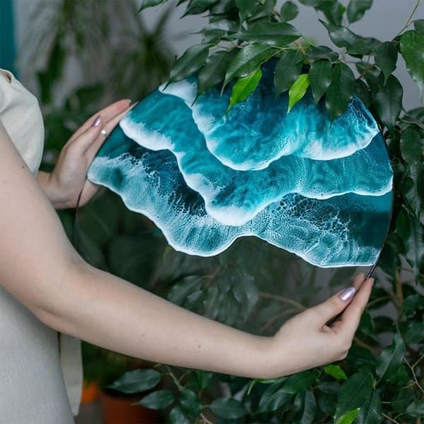 Wave Pendant Ocean Wall Hanging E E E