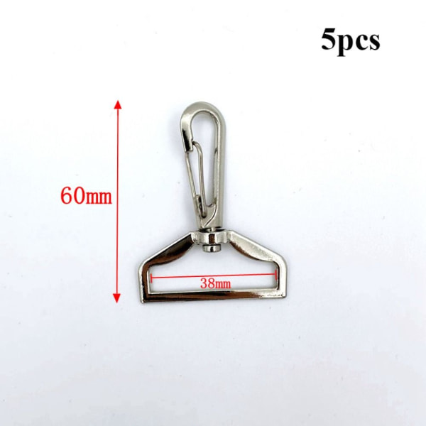 5 stk Snap Hook Trekkspenner 60X38MM 60x38mm