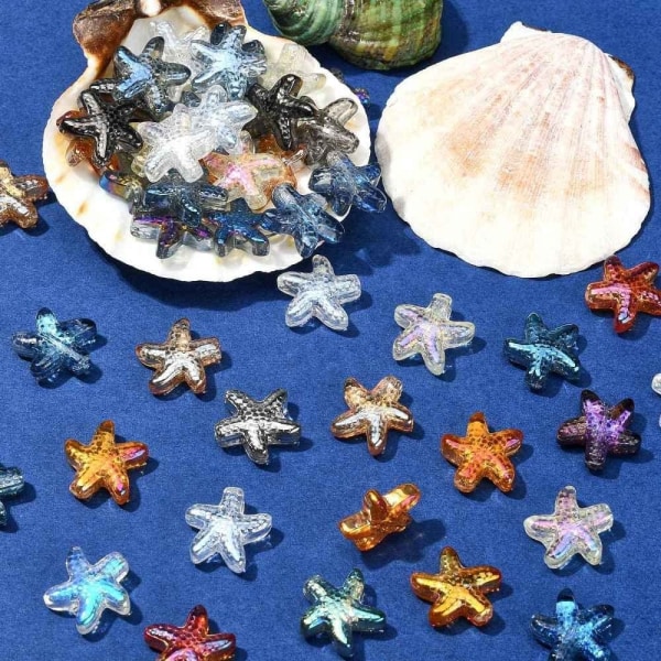 90st Starfish Beads Animal Beads Ocean Beads