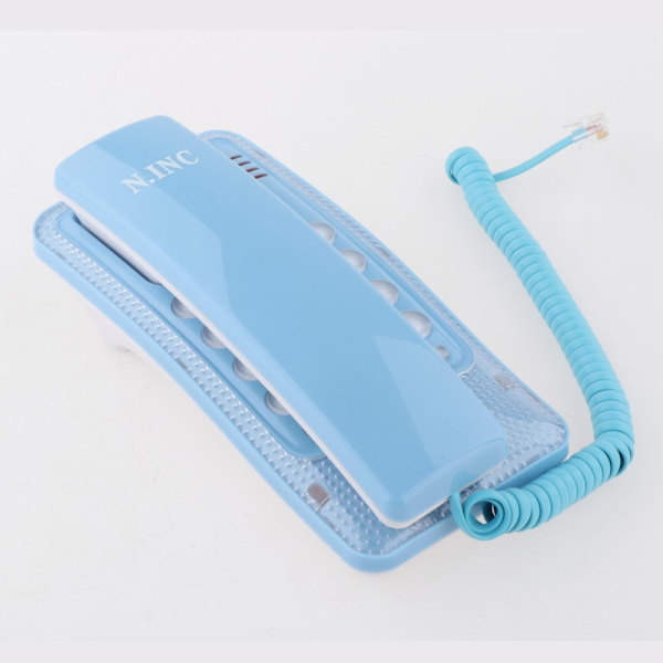 Fast telefon Trådbunden telefon BLÅ Blue