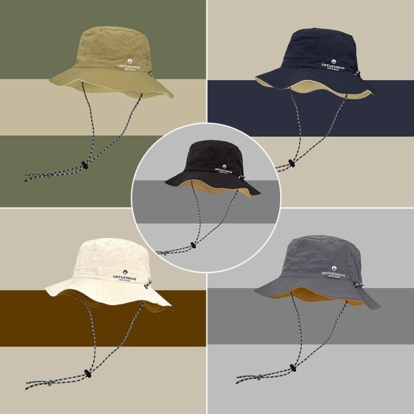 Fiskarmössa Round Edge Cap BEIGE Beige