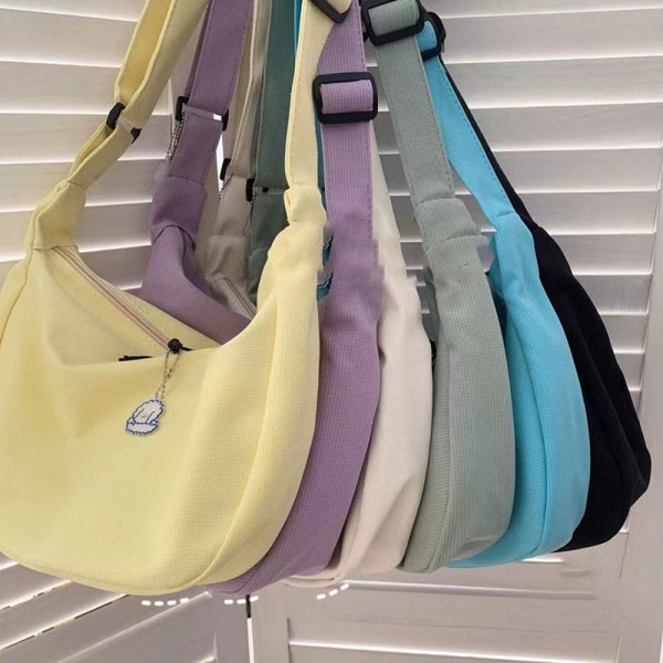 Axelväska Crossbody-väskor GUL INGEN VALPHÄNGE INGEN VALP Yellow No Puppy Pendant-No Puppy Pendant