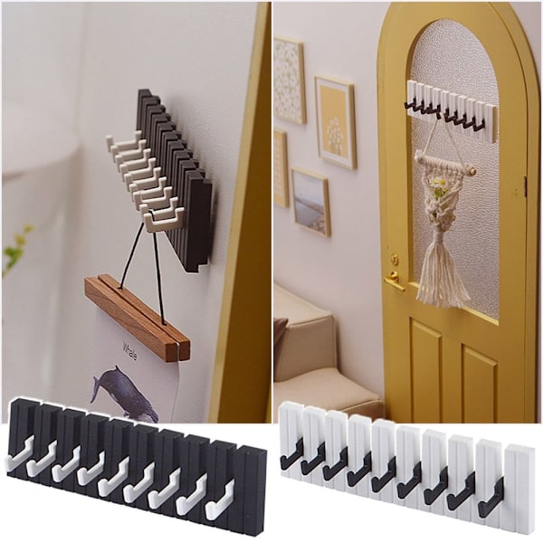 Dockhus Hopfällbar krok Miniatyr Piano Krokställ VIT white