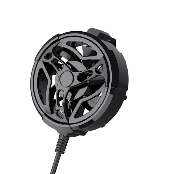 Puhelimen jäähdytystuuletin USB jäähdytin MUSTA EI VALOA BLACK NO LIGHT
