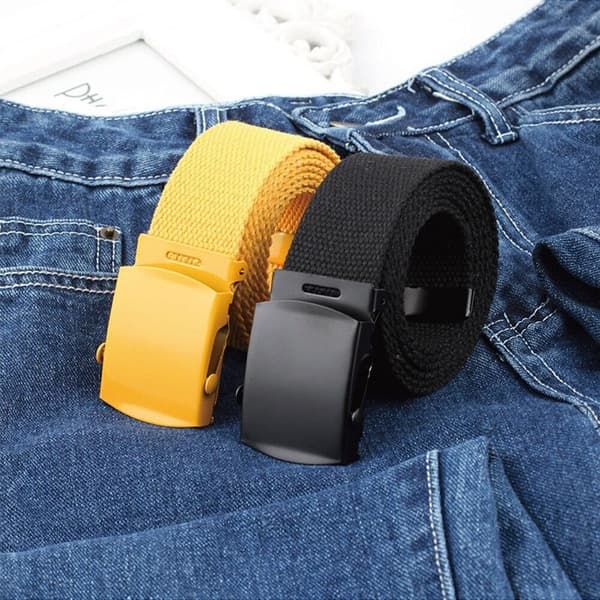 Elastiske belter Damebelte GULT yellow
