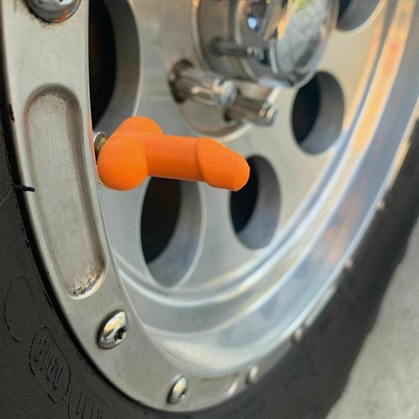 Prank Dekkhette Dekkventilspindelhette ORANSJE orange