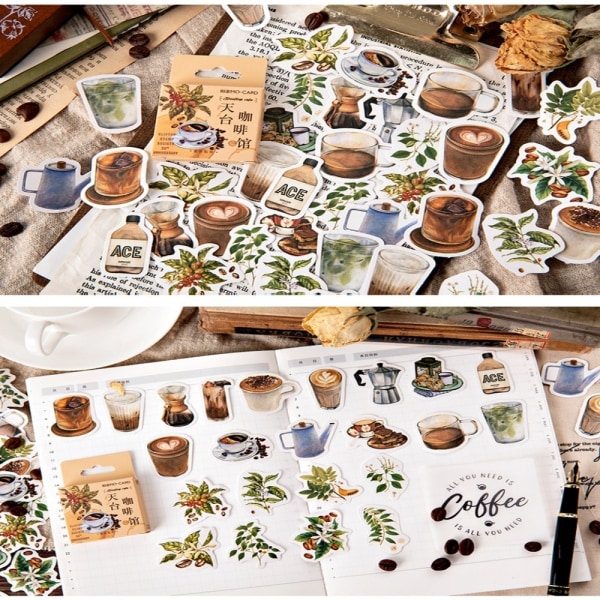 3Box Vintage Rooftop Theme Stickers Set Scrapbooking Stickers 1