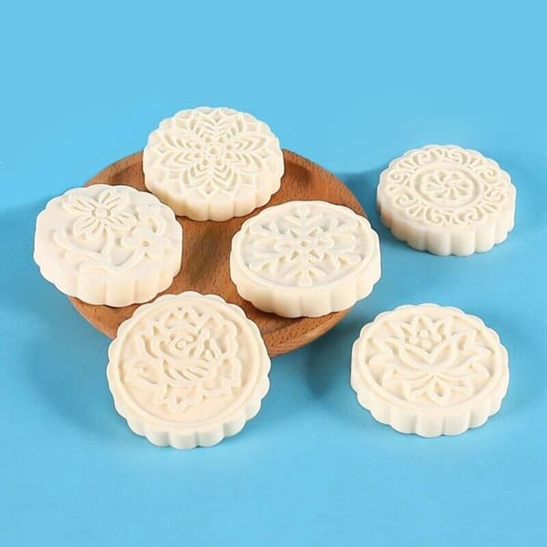 2kpl mold Mooncake postimerkit STYLE-5 STYLE-5 Style-5