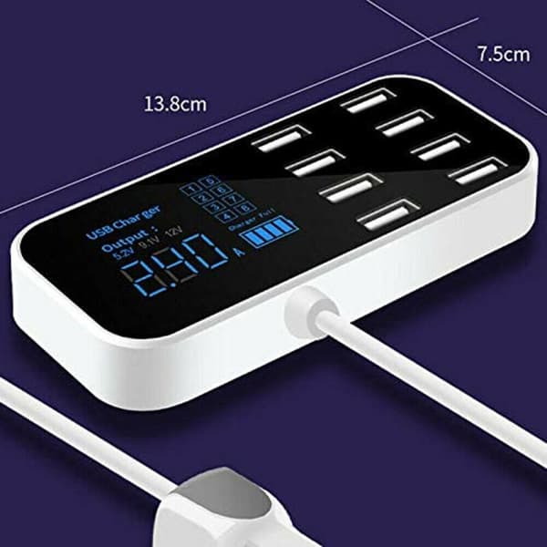 Hurtiglading bil USB-laderstasjon Telefonlader