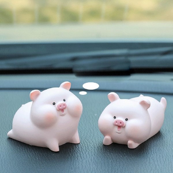 Dashboard Piggy Ornaments Animal Doll Toy E E E