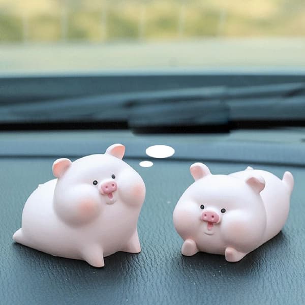 Dashboard Piggy Ornaments Djurdockaleksak B B B
