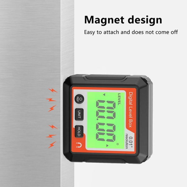 Digital Level Inclinometer SORT Black
