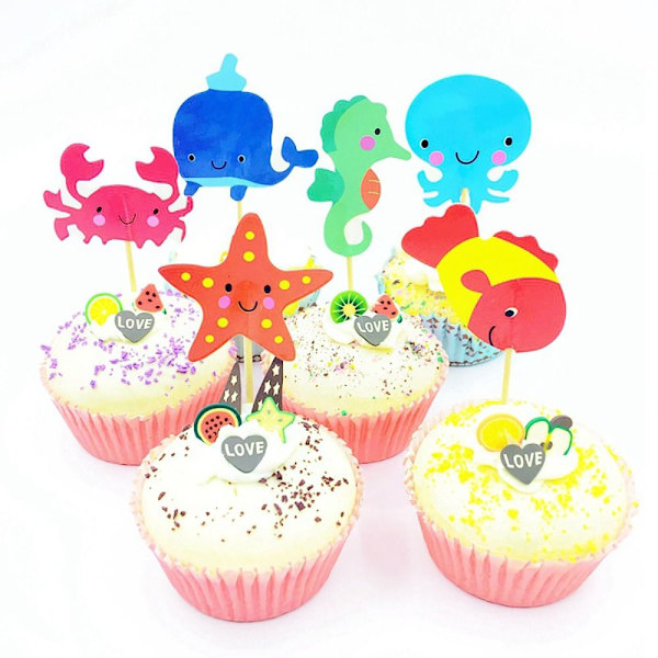 Cupcake Toppers Kagepynt Kageflag