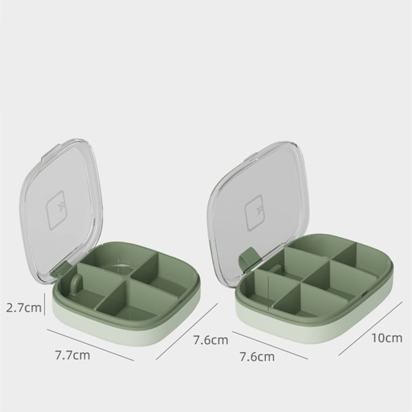 1st Pill Box Pill Case VIT 4 CELLER 4 CELLER white 4 cells-4 cells
