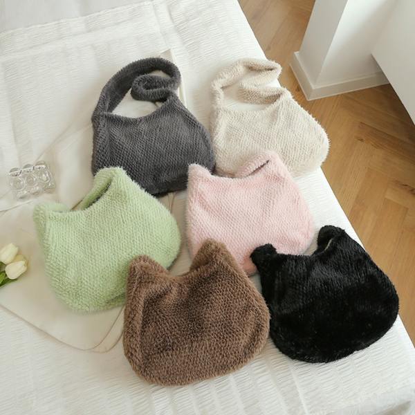 Vintertaske Plystaske SORT black