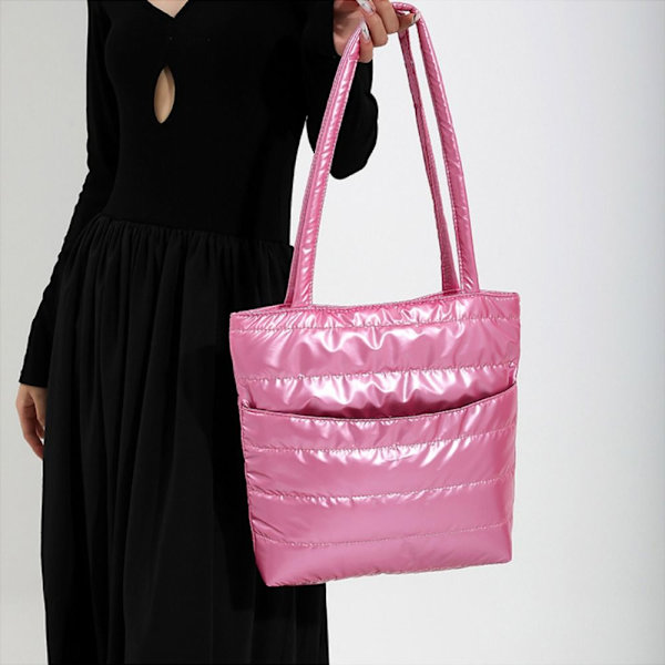 Axelväska Puffy Handväska SVART Black