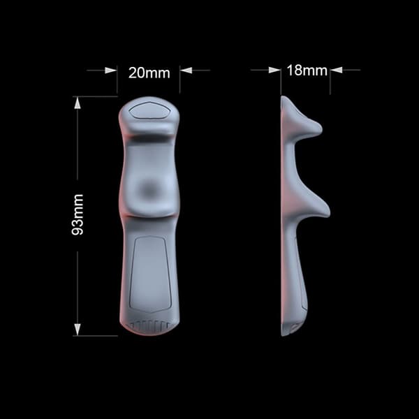 2kpl Tablet Joystick Grip Kahva MUSTA black