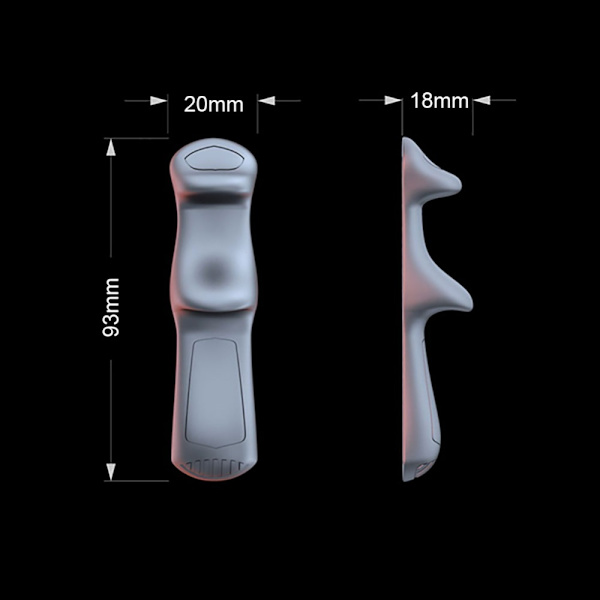 2st Tablet Joystick Grip Handtag GRÅT grey