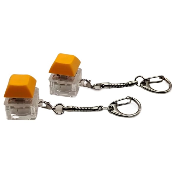 Tangentbord Clicker med LED-ljus Tangentbord Fidget Toys ORANGE orange