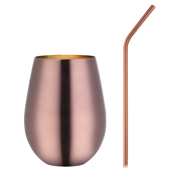 500ml Øl Vinbeger Juice Melkbeger ROSEGULL rose gold