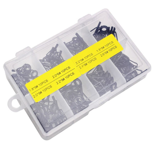 Fiskestangsguide Øje Keramisk Ring 80STK-KERAMISK RING 80pcs-ceramic ring