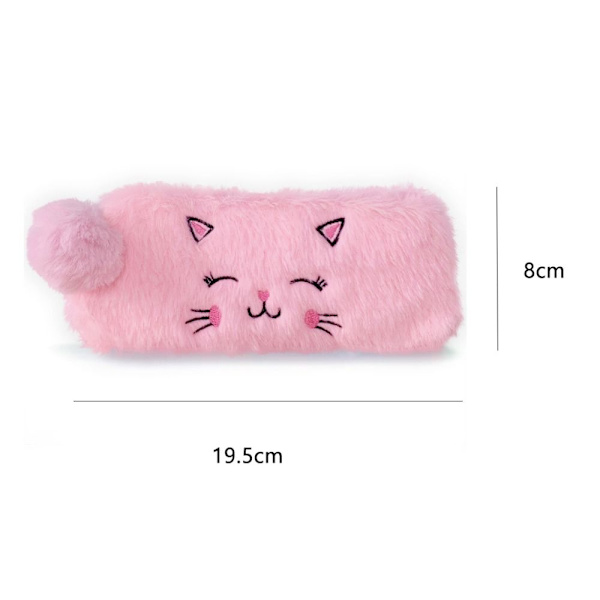 Pehmo Kitten Case Kynälaukku PINK Pink
