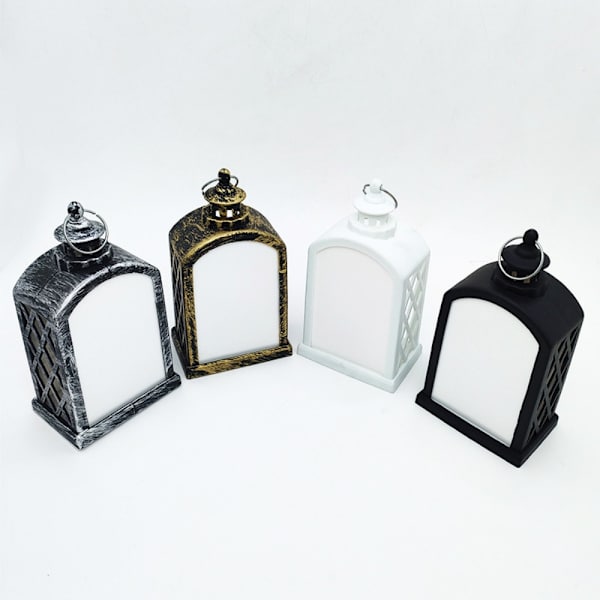 Nattljus Jultomten Lantern VIT white