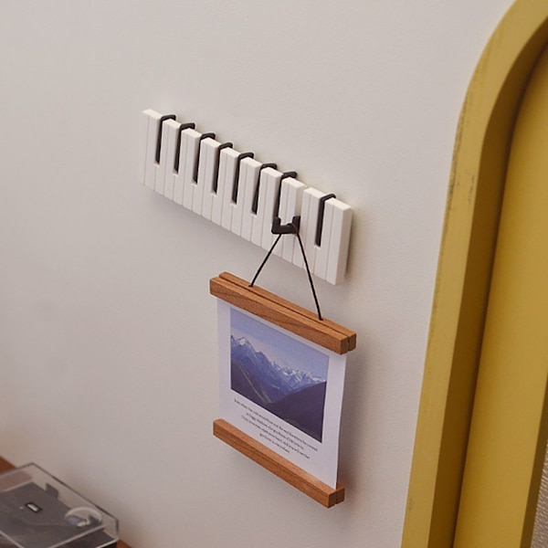 Dockhus Hopfällbar krok Miniatyr Piano Krokställ VIT white