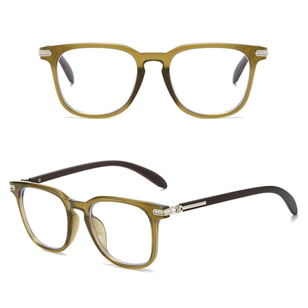 Anti-Blue Light Glasses Neliömäiset silmälasit MUSTA Black