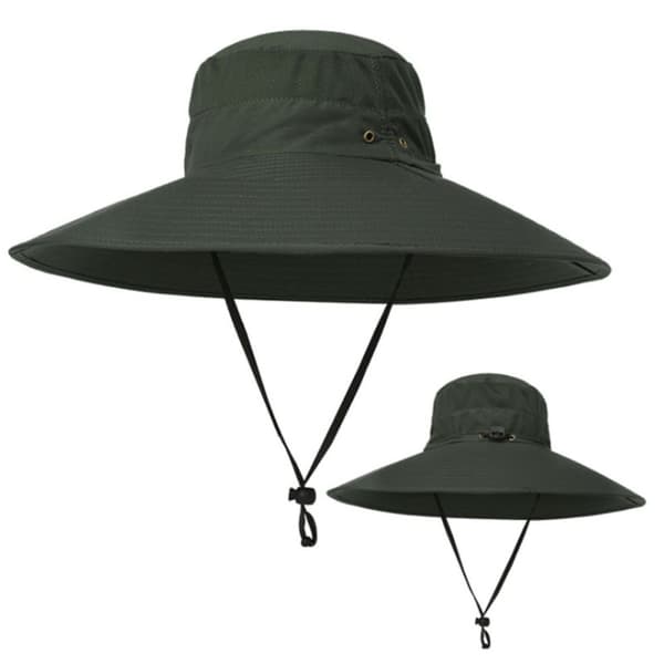 Bred skygget solhat Bred skygget hatte til kvinder GRÅ Grey