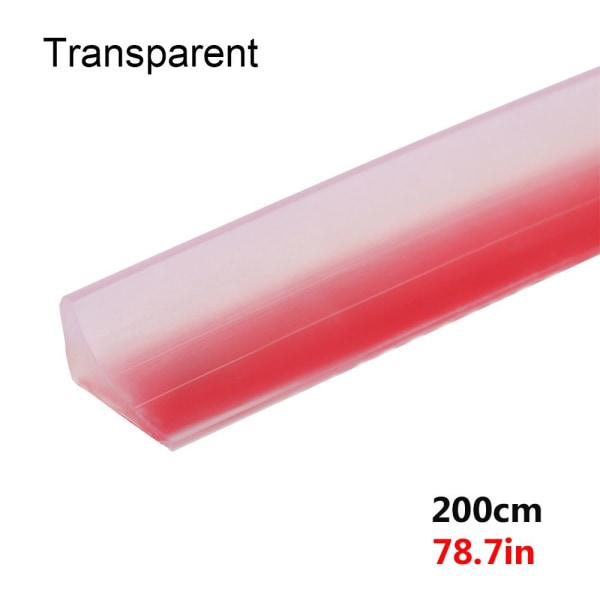Vannstopper Vannholdelist TRANSPARENT 200CM Transparent 200cm