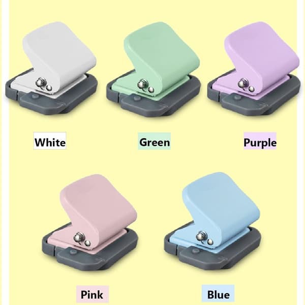Puncher Papirkuttermaskin LYS BLÅ Light Blue
