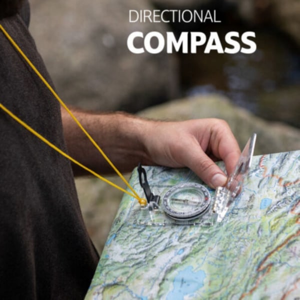 Karttaviivaimen kompassi Suunnistusnavigointipohjalevykompassi