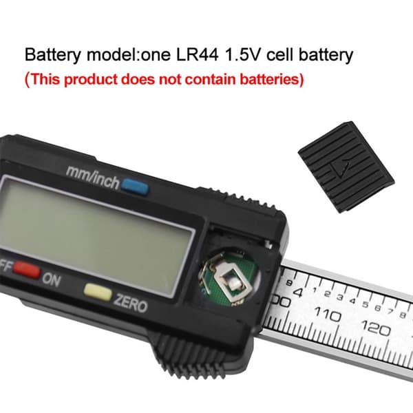 Horisontell vertikal digital display linjal LCD-display