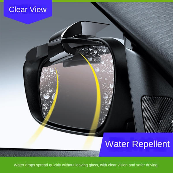 Auton taustapeili Rain Kulmien sivupeili Rain Guard Auto