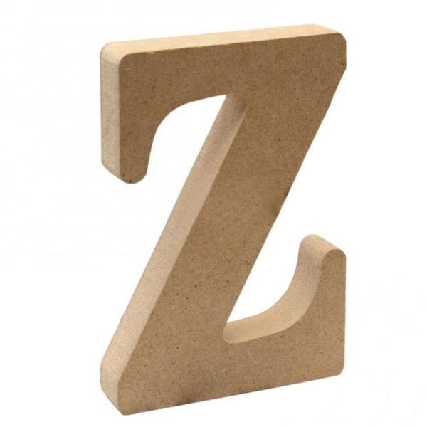 Trä alfabetdekoration MDF-form Alfabetdekoration Z Z Z