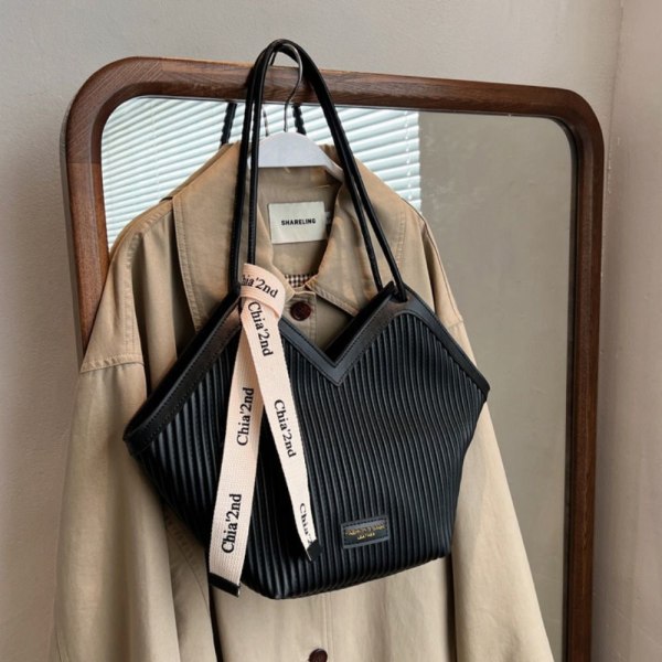 Mulepose Single Skuldertaske SORT black