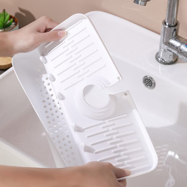 Kran Matte Vask Splash Guard HVIT white