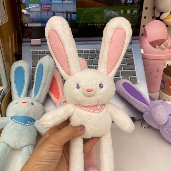 Bunny Toy Rabbit Avaimenperä VALKOINEN White