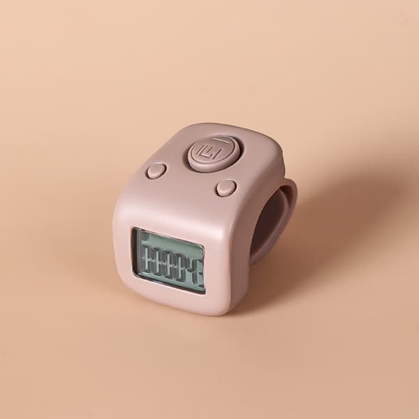 Mini Finger Counter LCD VAALEEN PINKKI light pink