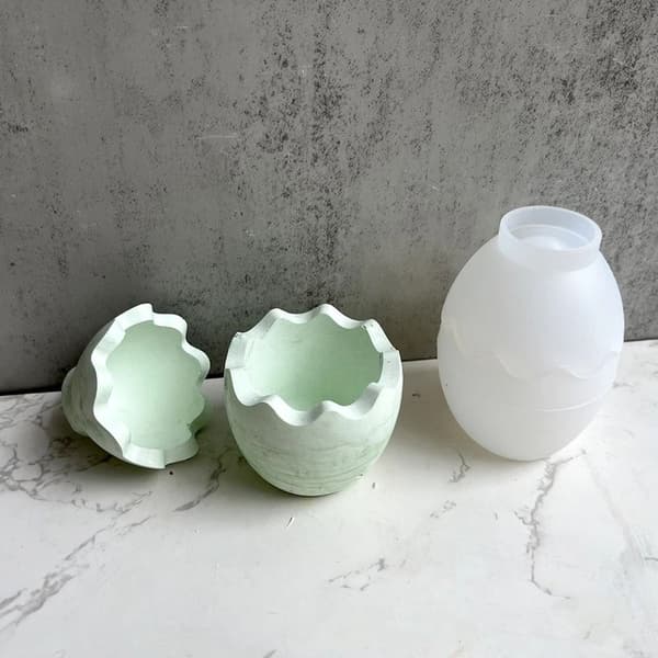 Candle Jar Mold Oppbevaringsboks Mold Silikonform